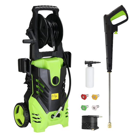 110V,3000PSI 701A 110V,3000PSI,1800W high pressure cleaning machine green - Torange