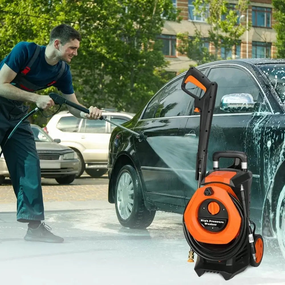 110.00V 203A 1400.00W High Pressure Cleaner Orange - Torange