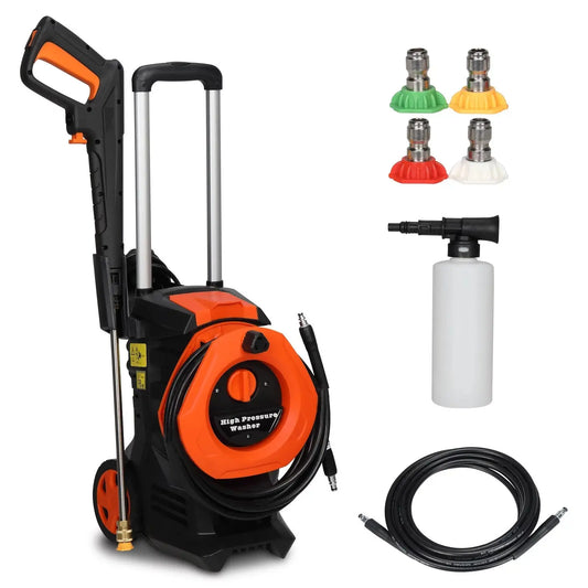 110.00V 203A 1400.00W High Pressure Cleaner Orange - Torange
