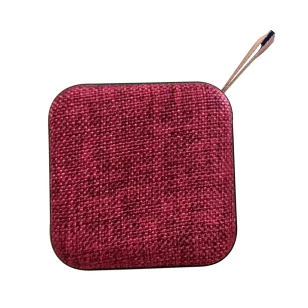 Cloth Art Portable Wireless Bluetooth Speaker Subwoofer TF Card Loudspeaker Wireless Bluetooth Speaker for Mobile Phone - Torange