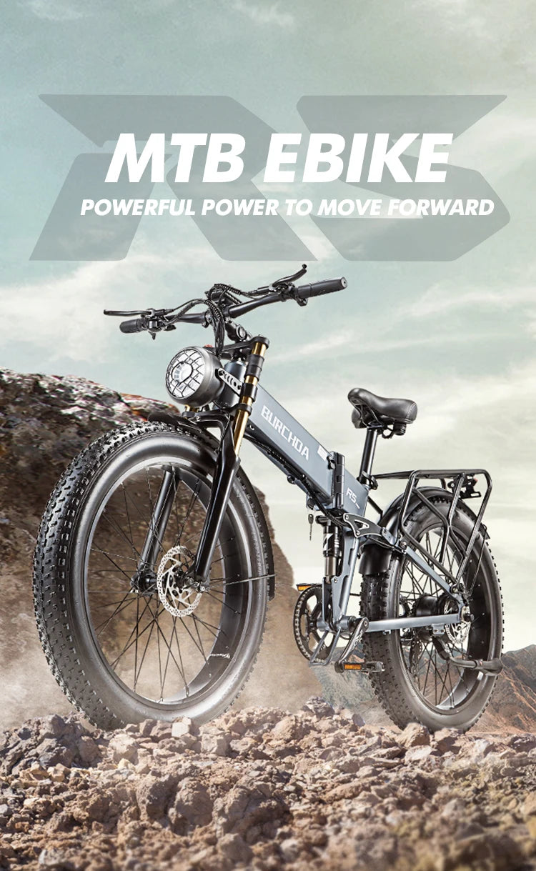 JINGHMA R5PRO Electric Bicycle 4.0 Fat Tire Ebike 1500W 50KM/H 48V 20Ah Electric Bike Men's Mountain E-bike Off-Road Bike
