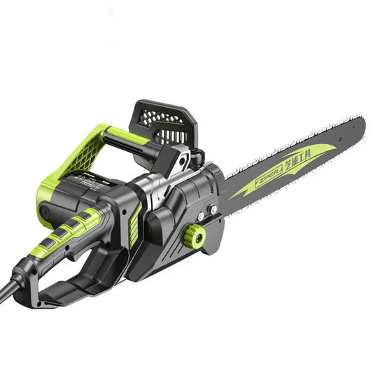 220V Electric Chainsaw Household Woodworking 12inch Chain Saw 1800W Powerful Power Cutting Tools Torange