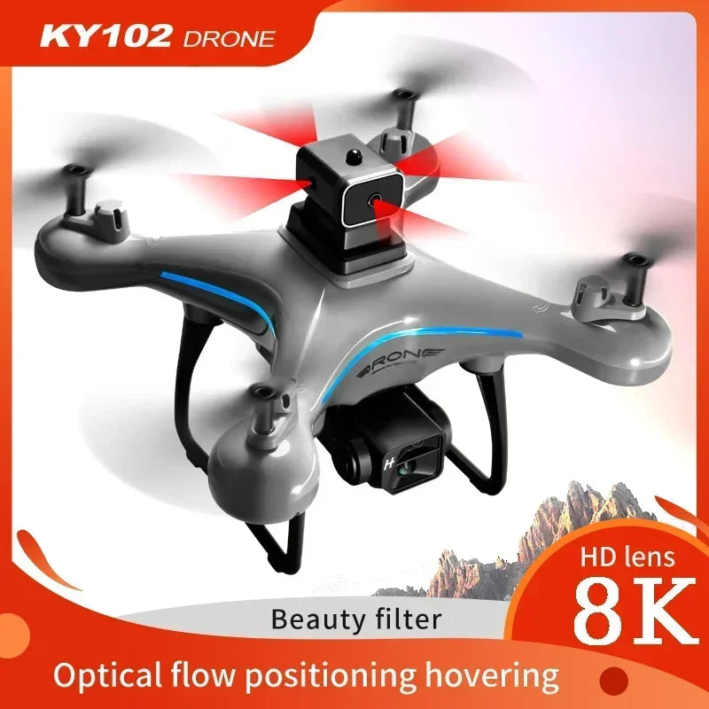 For Xiaomi KY102 Drone 8K Profesional Dual-Camera Aerial Photography 360 Obstacle Avoidance Optical Flow Four-Axis RC Aircraft