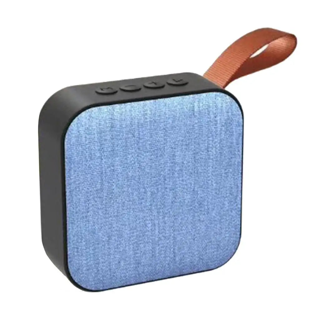 Cloth Art Portable Wireless Bluetooth Speaker Subwoofer TF Card Loudspeaker Wireless Bluetooth Speaker for Mobile Phone - Torange