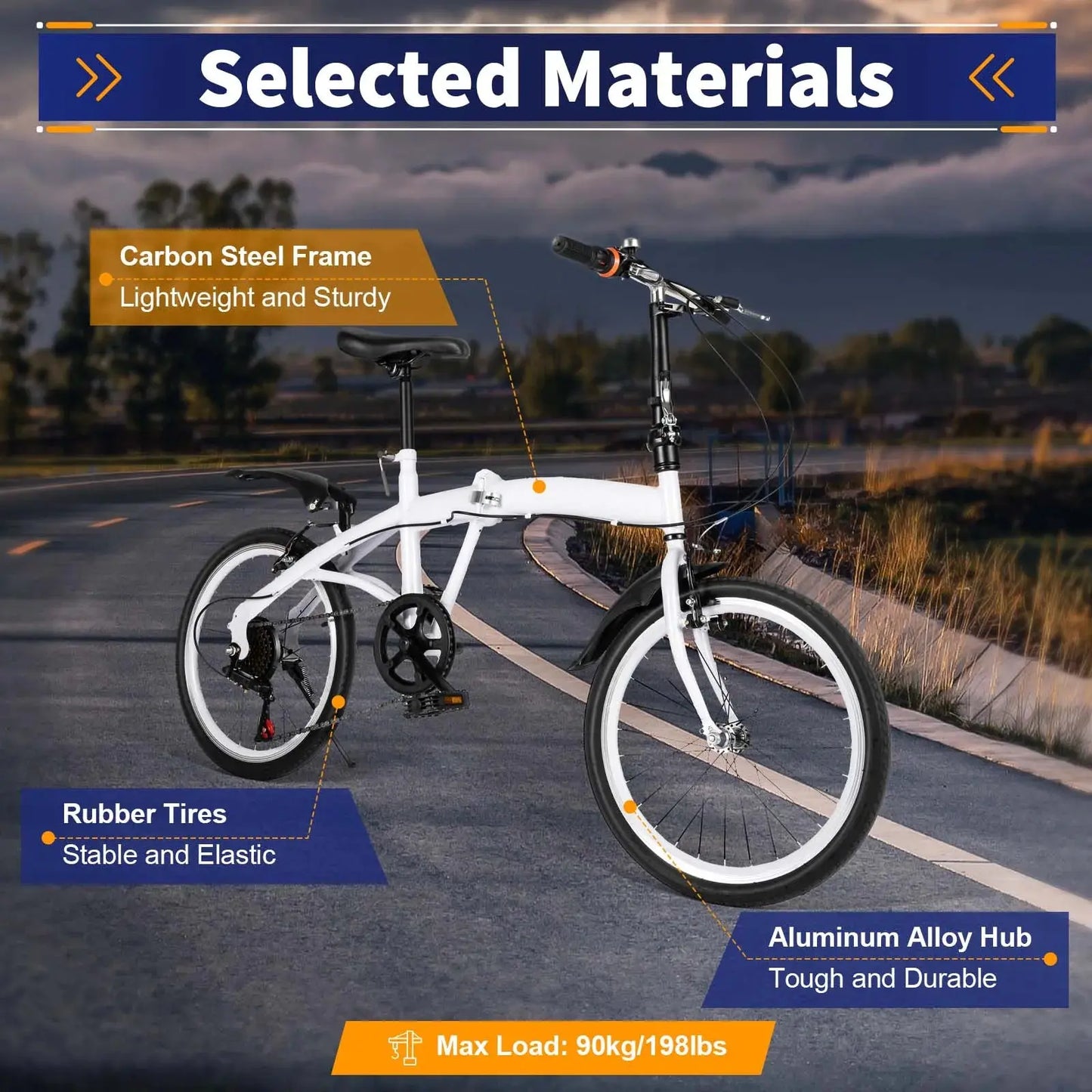 Portable Folding Bicycle Torange
