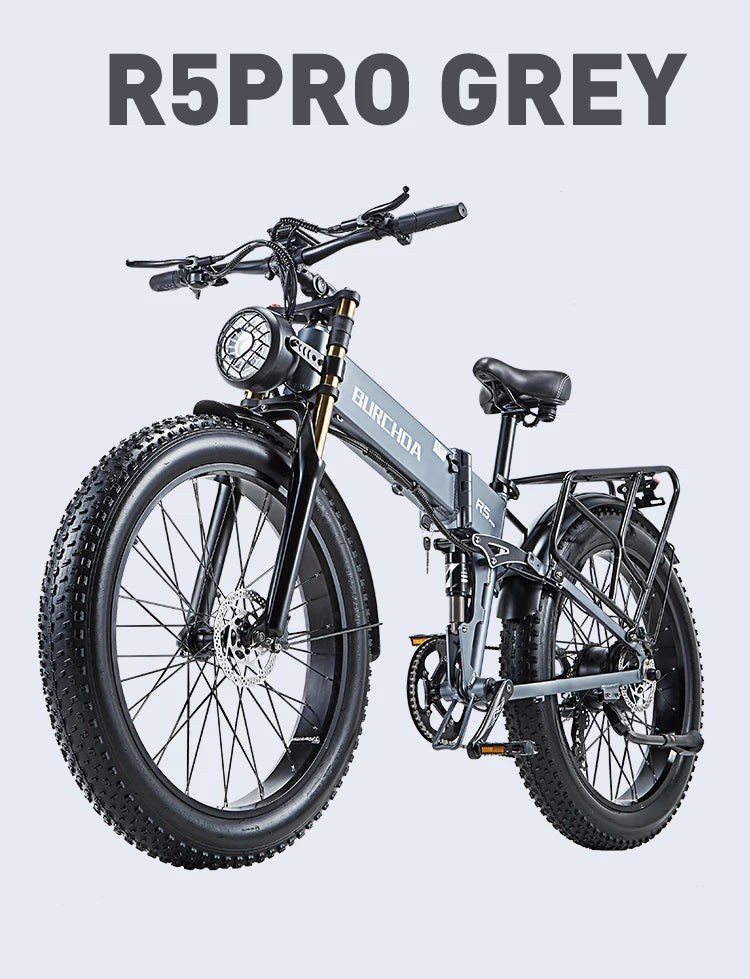 JINGHMA R5PRO Electric Bicycle 4.0 Fat Tire Ebike 1500W 50KM/H 48V 20Ah Electric Bike Men's Mountain E-bike Off-Road Bike
