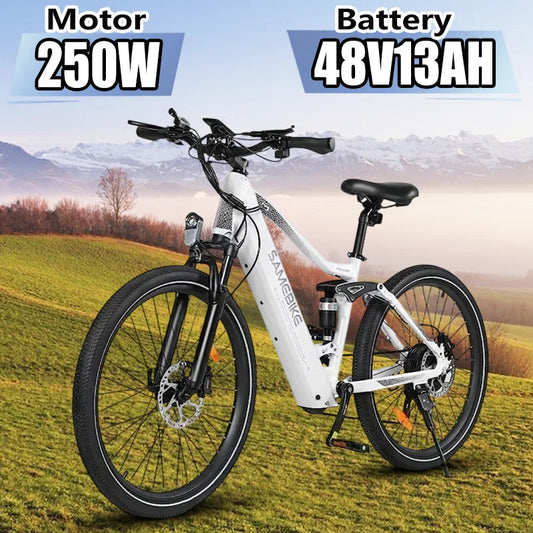 SAMEBIKE E-bike XD26-II 750W Motor 48V14AH Battery Hydraulic Brake Electric Bike 26 Inch Tires Adult Commuting Electric Bicycle Torange