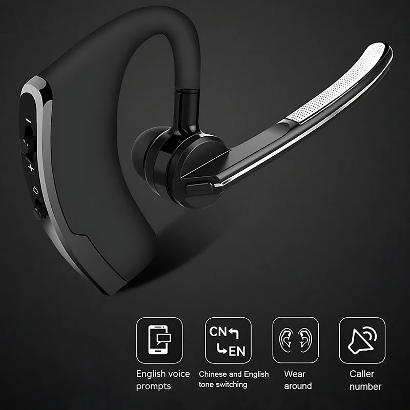 Xiaomi Wireless Bluetooth Single Earphone With HD Mic Stereo Headset Handsfree Call Business Headphone For Sports Driving Travel