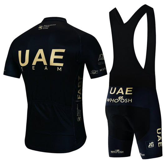 2025 UAE Cycling Jersey Set MTB Uniform Bike Clothing Summer Breathable Bicycle Shirt Ropa Ciclismo Bib Pants Maillot Ciclismo Torange
