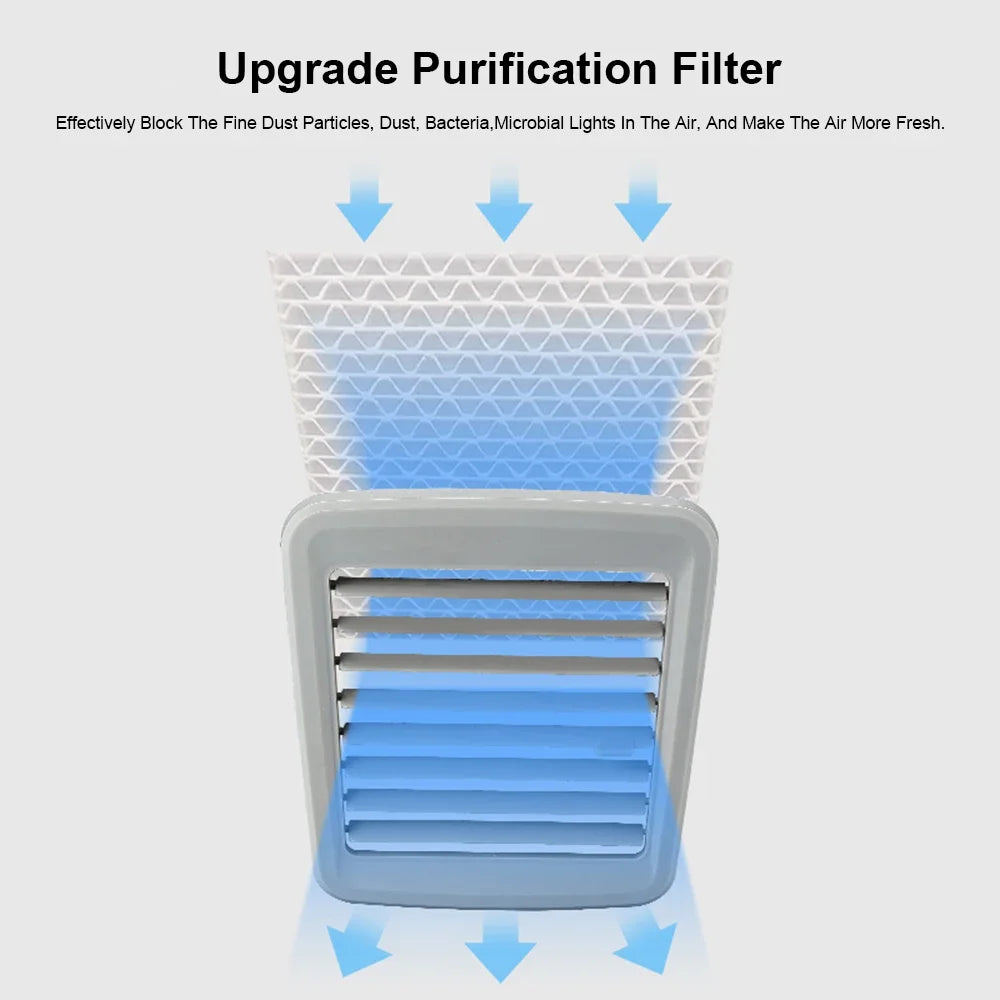 Air Conditioner Air Cooler Mini Fan Portable Airconditioner For Room Home Air Cooling Desktop Usb Charging Air Conditioning Fan