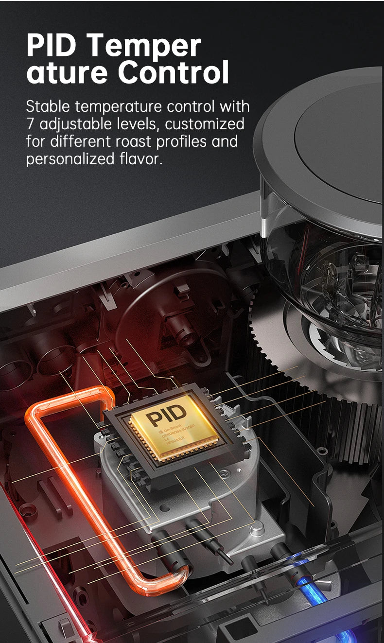 HiBREW Upgraded Dual Boiler Barista Pro Espresso Coffee Machine Built-in Grinder With 30 Size Settings for Cafe Hotel Restaurant