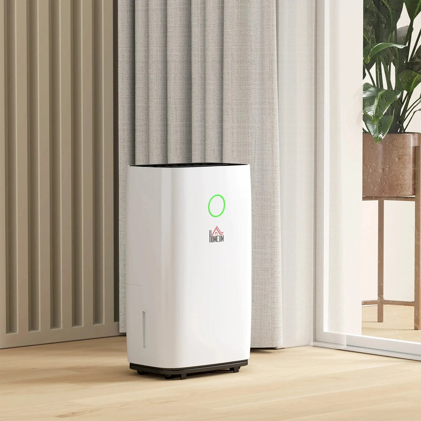 HOMCOM Electric Air Dehumidifier – 16L/Day (White) DS