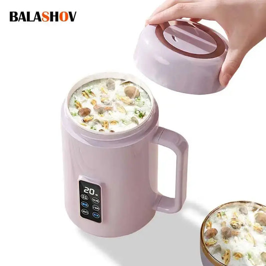 220V /110V Fully Automatic Mini Stew Pot Porridge Pot Household Electric Stew Pot Ceramic BB Soup Porridge Cooker EU/US Plug DS