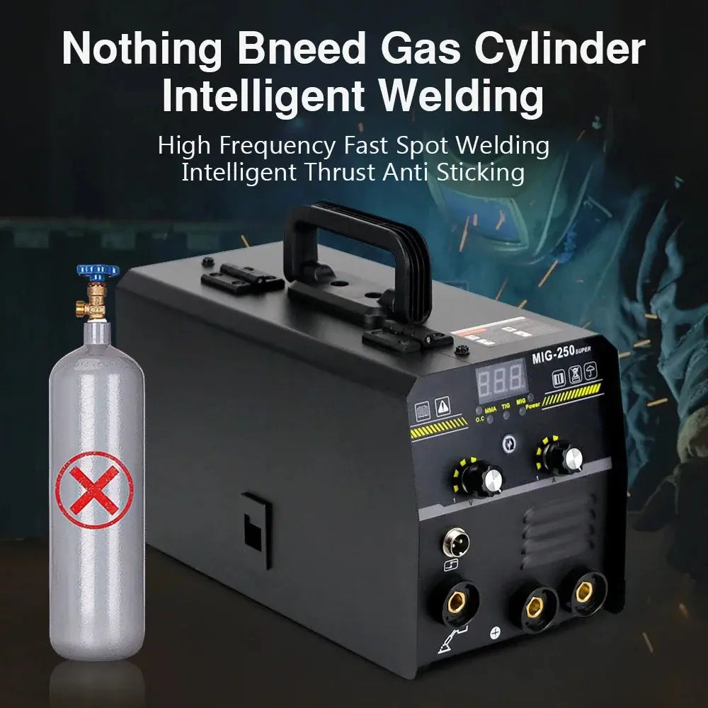 250A Mig MMA TIG Gasless Welding Machine 3 In 1 Super 220V Welding Equipment Intelligent Adjustment IGBT Inverter Welder Torange