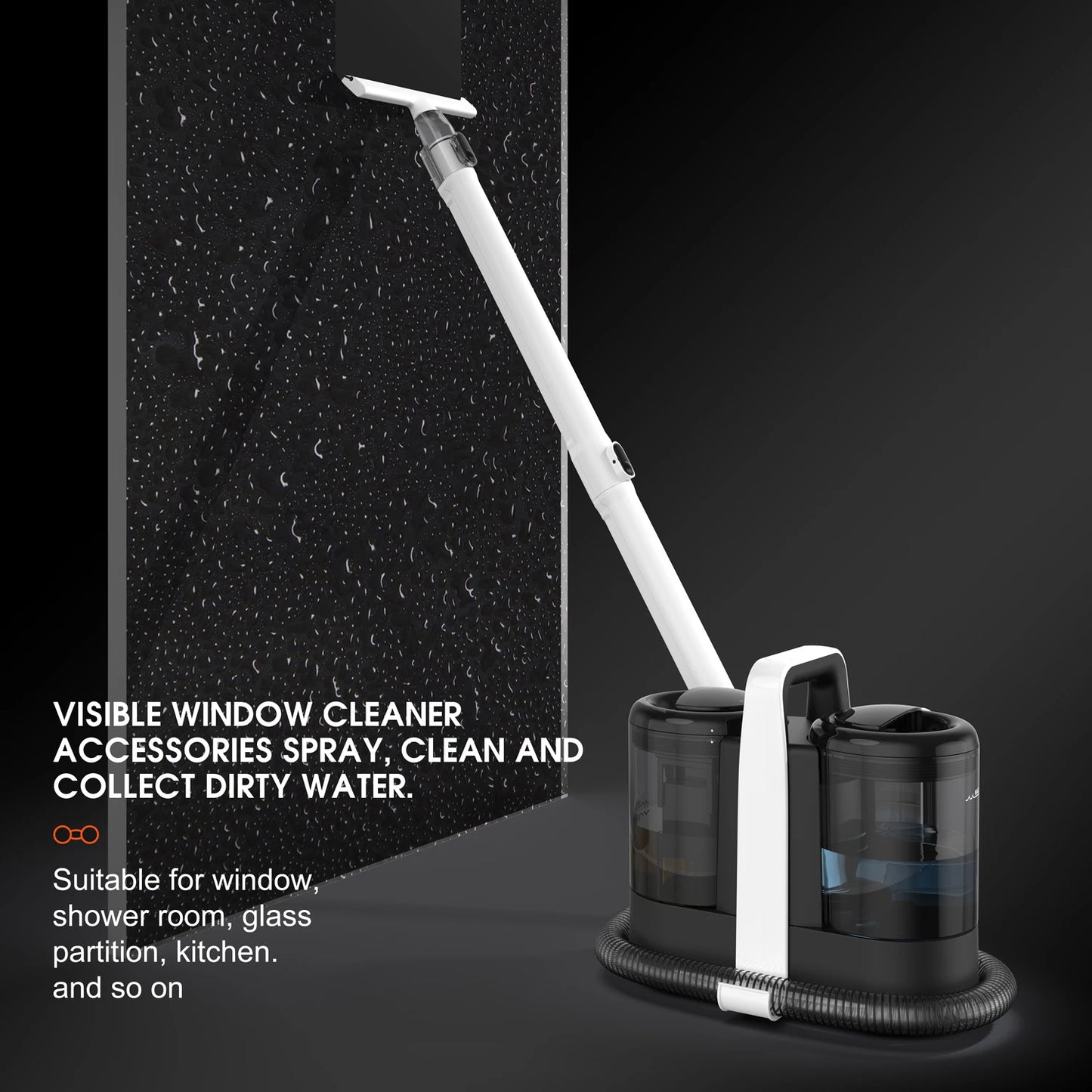 GOOVI Spot Cleaner 600/450W 15/11KPa Handheld Carpet Cleaner for Sofa Curtain Spray Suction Integrated Machine Clean Machine