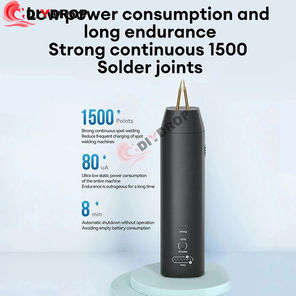 90 Gears DIY Portable Handheld LCD Battery Spot Welder for 18650 Lithium Battery 0.25MM Nickel Strip and Nickel Belt Welding