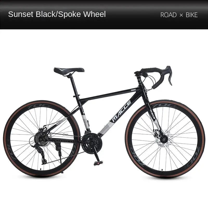 FJ Bend Handle High Carbon Steel Variable Speed Mountain Bikes Torange