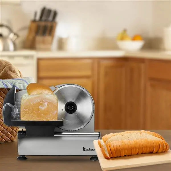 Semi-automatic Belt Cutter Deli Food Machine Home Deli Food Slicer. SL526 110V/150W 7.5" - Torange