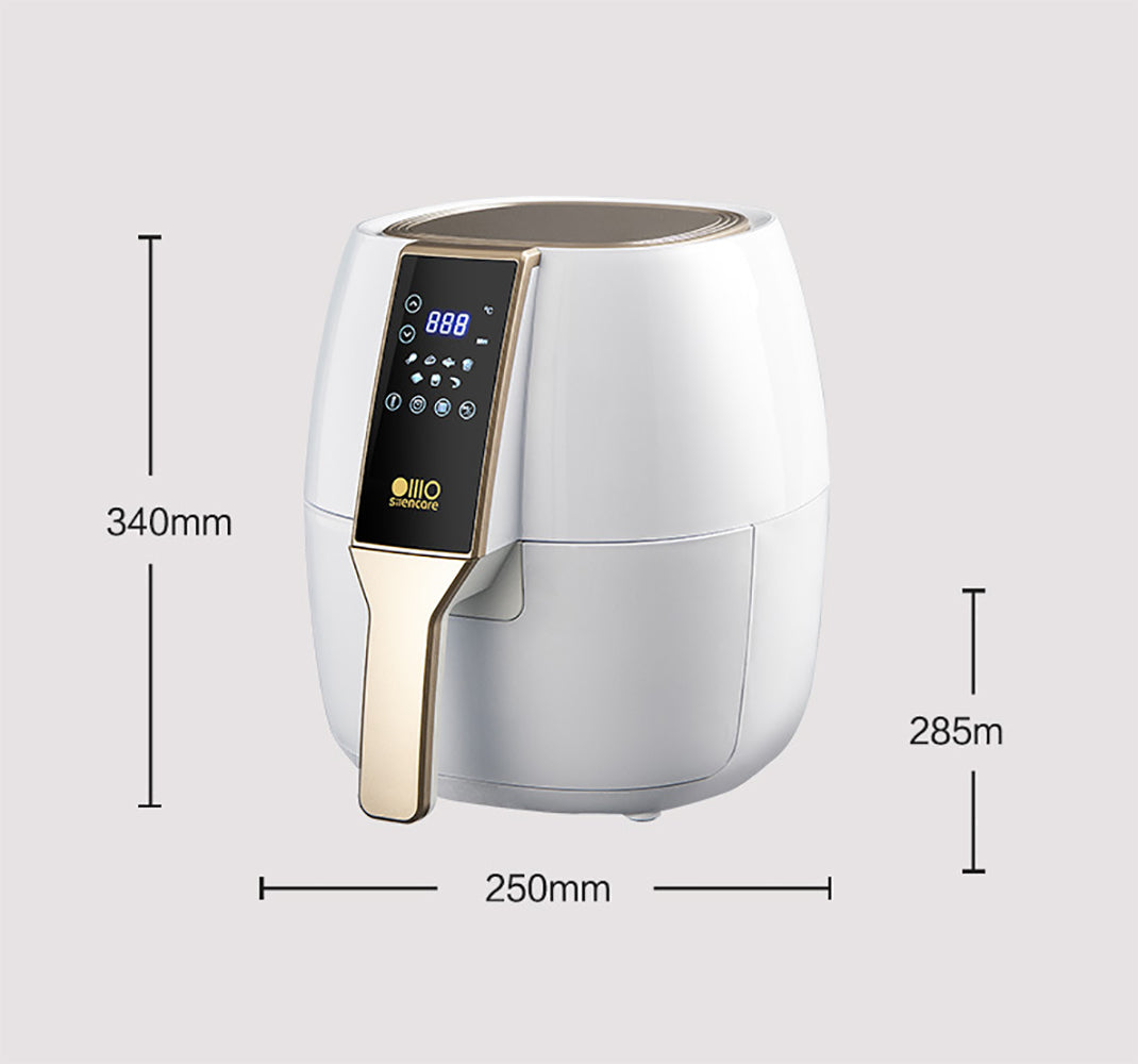 Air Fryer 4L Large Capacity Multifunction Air Fryer Fat-Free Cooking, 1400.00W, Healthy and Low Fat Simple and Elegant Kitchen Utensils - Torange