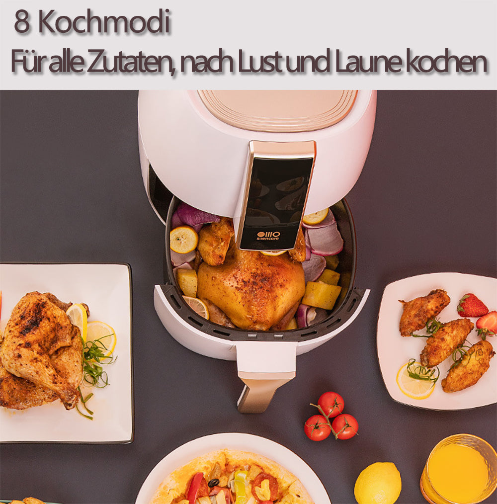 Air Fryer 4L Large Capacity Multifunction Air Fryer Fat-Free Cooking, 1400.00W, Healthy and Low Fat Simple and Elegant Kitchen Utensils - Torange