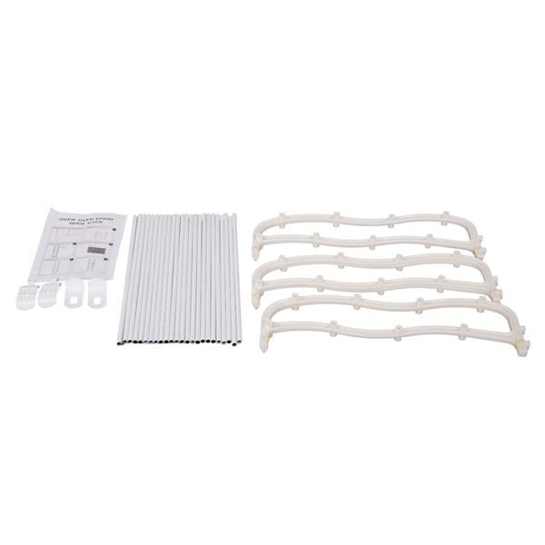 12 Layers Wall-mounted Style Home Shoe Rack White - Torange