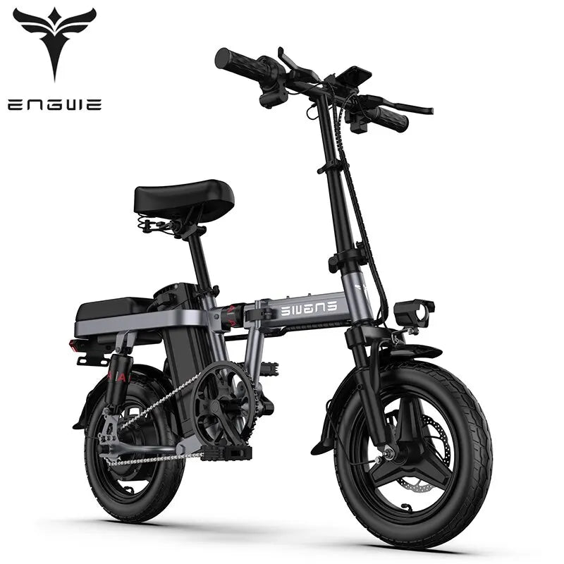 ENGWE EP-2 Pro 250W Folding Electric Bike - 20" Fat Tire Mountain Bike, 48V 13Ah, Orange