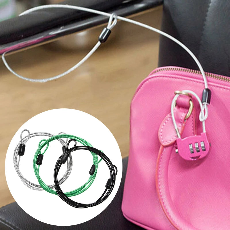 Strong Braided Steel Cable Wire Rope Security Anti-theft For Outdoor Bike Lock Motorcycles Scooter Chain Bicycle Accessories