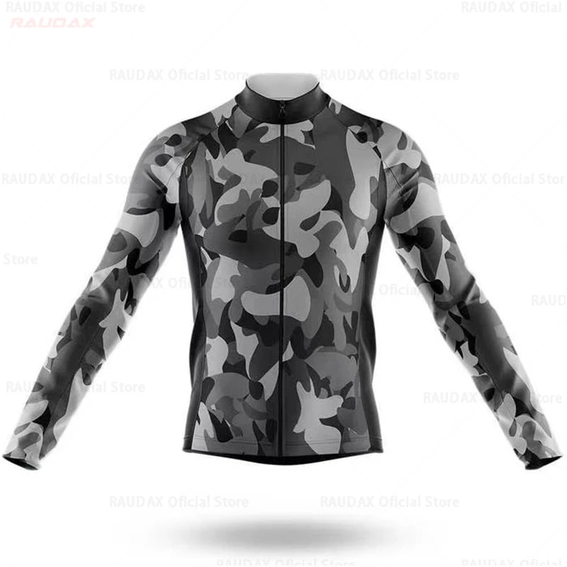 Camouflage Bike Uniform Pro Team Short Sleeve Maillot Ciclismo Man's Cycling Clothing Summer MTB Bike Riding Cycling Jersey Torange