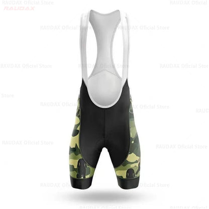 Camouflage Bike Uniform Pro Team Short Sleeve Maillot Ciclismo Man's Cycling Clothing Summer MTB Bike Riding Cycling Jersey Torange
