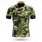 Camouflage Bike Uniform Pro Team Short Sleeve Maillot Ciclismo Man's Cycling Clothing Summer MTB Bike Riding Cycling Jersey Torange