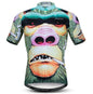 Summer men's cycling clothes motorcycle team off-road short-sleeved cycling lion mountain bike downhill cycling shirt cycling Torange