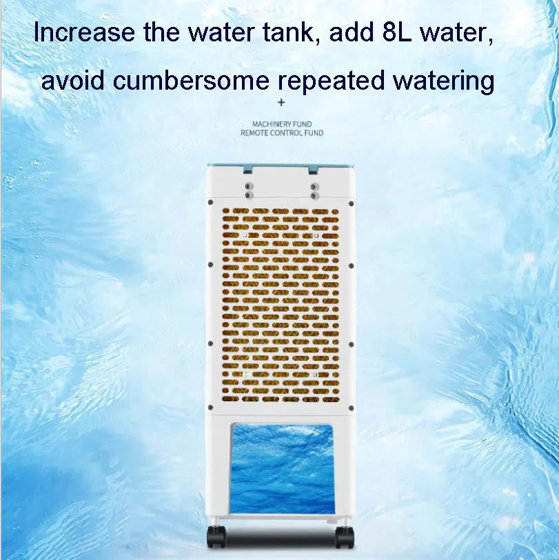 Mobile Air Conditioner 220V 8L Air Conditioning Fan High-Density Powerful Cooling Airconditioner Wind Environmental Protection