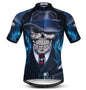 Summer men's cycling clothes motorcycle team off-road short-sleeved cycling lion mountain bike downhill cycling shirt cycling Torange