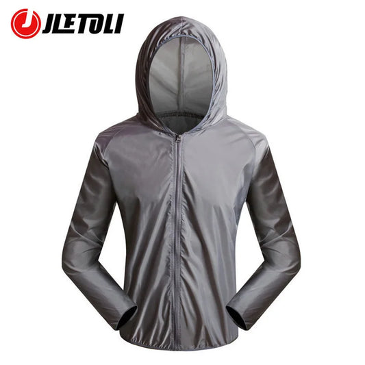 JLETOLI Rainproof Cycling Jacket Windbreaker Outdoor Coat Cycle Clothing MTB Raincoat Bike Long Sleeve Jerseys