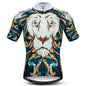 Summer men's cycling clothes motorcycle team off-road short-sleeved cycling lion mountain bike downhill cycling shirt cycling Torange