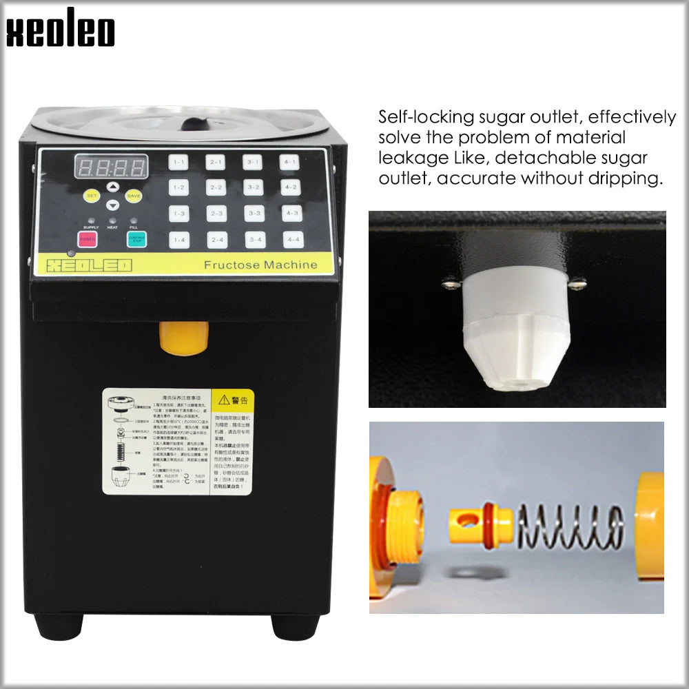 XEOLEO 16 Quantitative Fructose machine Automatic Fructose Dispenser Syrup dispenser Bubble tea shop Milk tea Equipment levulose - Torange