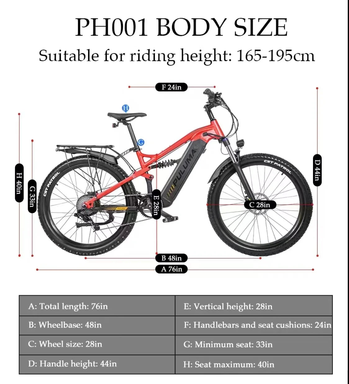PH001 Electric Bicycles Peak 1000W Motor 48V 20AH Battery Off-Road VTT Electric Mountain Bike 27.5 Inch Fat Tire Electric Bikes