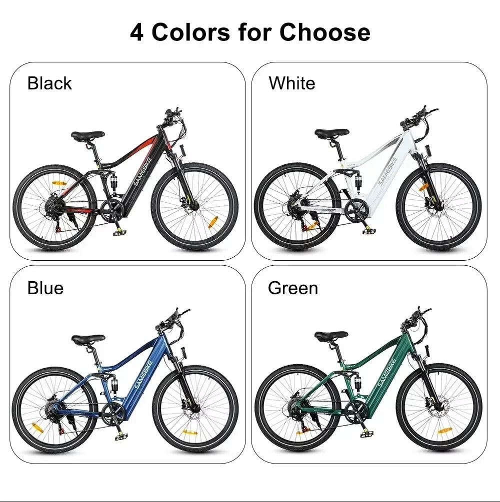SAMEBIKE E-bike XD26-II 750W Motor 48V14AH Battery Hydraulic Brake Electric Bike 26 Inch Tires Adult Commuting Electric Bicycle Torange