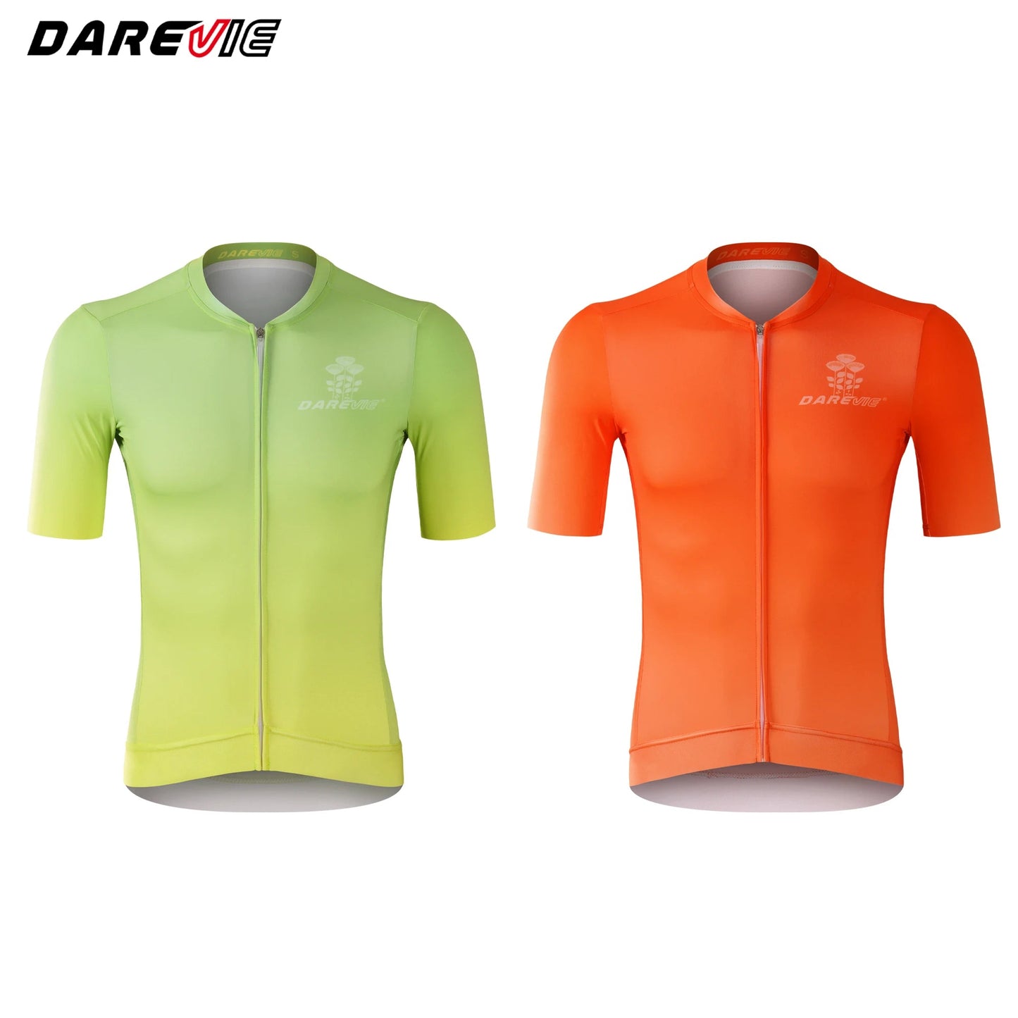 DAREVIE Man Cycling Maillot Moisture-Wicking PRO Level Men's Cycling Clothing SPF 40+ Quickly Drying Light Soft Cycling Jersey Torange