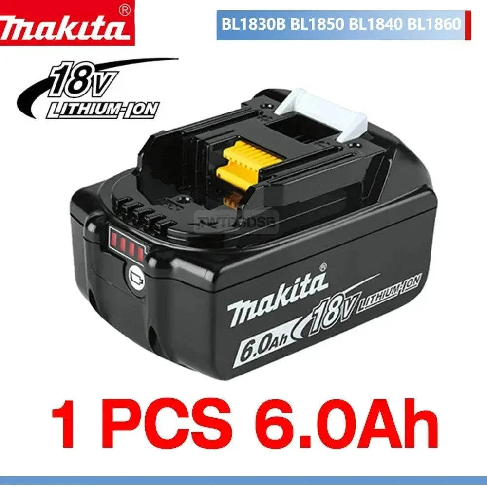Original Makita 6Ah/5Ah/3Ah for Makita 18V Battery BL1830B BL1850B BL1850 BL1840 BL1860 BL1815 Replacement Lithium Battery