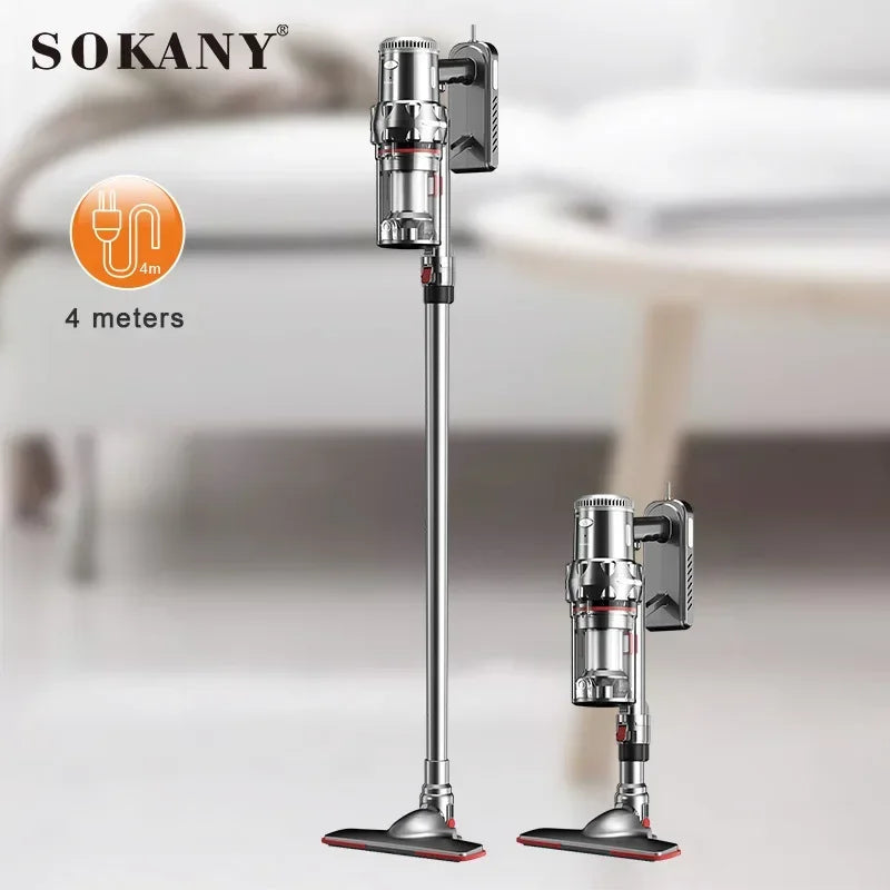 Houselin Corded Vacuum Cleaner 20Kpa Suction Power, 1.1L Capacity Large Dustbin Household Corded Vacuum Aspirateur