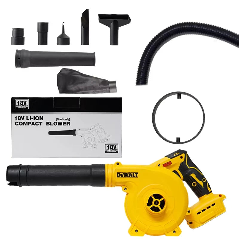 DeWalt Cordless Electric Hair Dryer Brushless Dust Vacuum Cleaner Portable Multifunctional Household Car Removable Air Blower