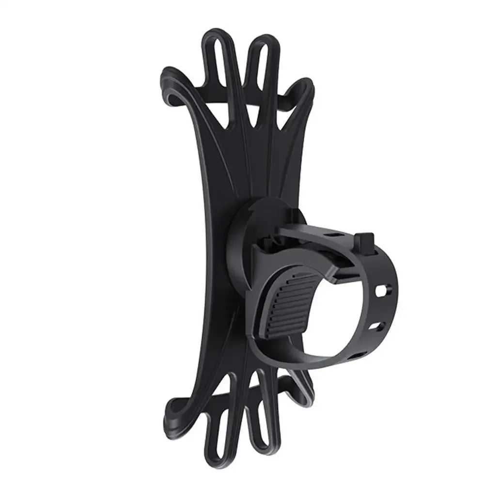 360 Rotatable Bicycle Phone Holder Silicone Motorcycle Stand Bracket GPS Support For Iphone 11 Xiaomi 10 Huawei P40 Torange
