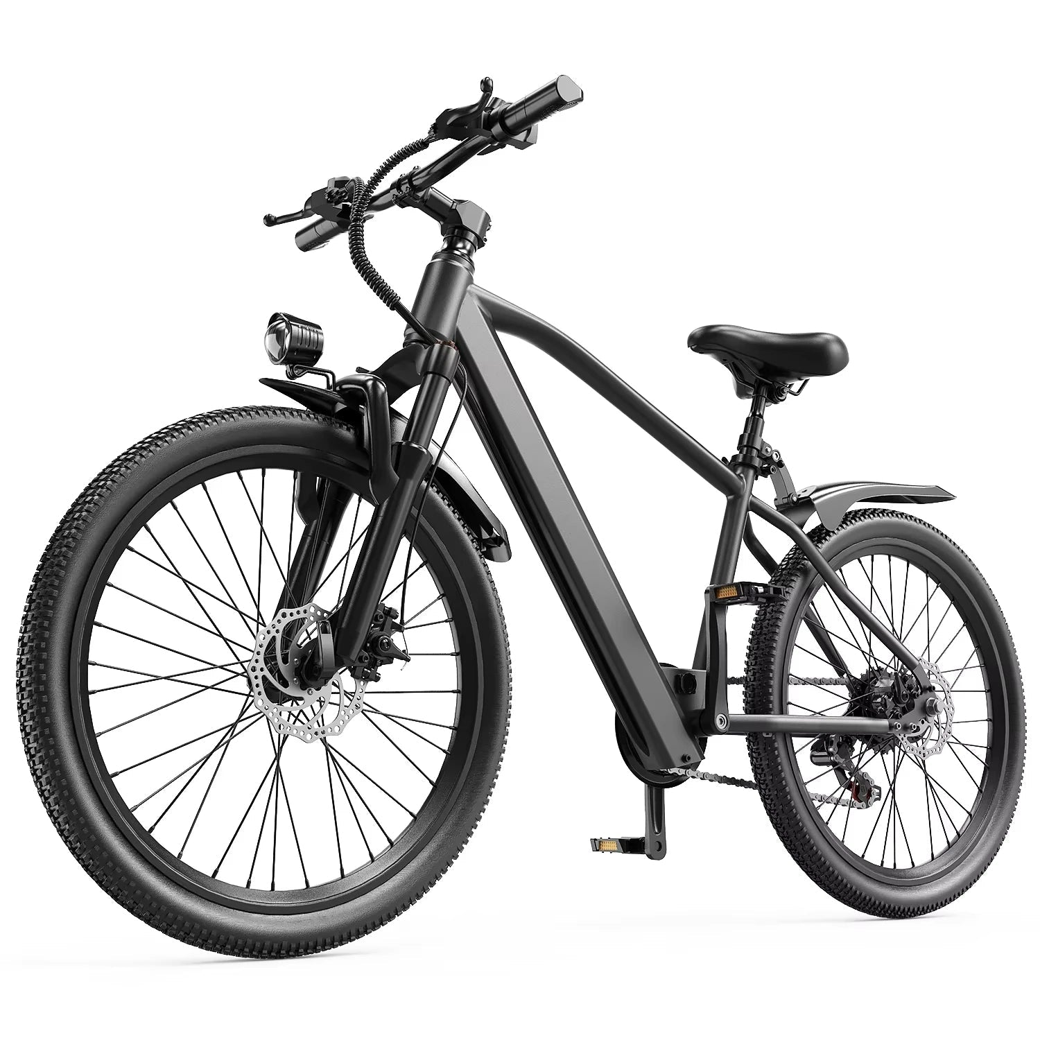 Aairsk GT300 Adult E-bike 250W Motor 36V 10Ah Battery Electric Bike 26 Inch Fat Tire E-Mountain bike Off-road Electric bicycle Torange