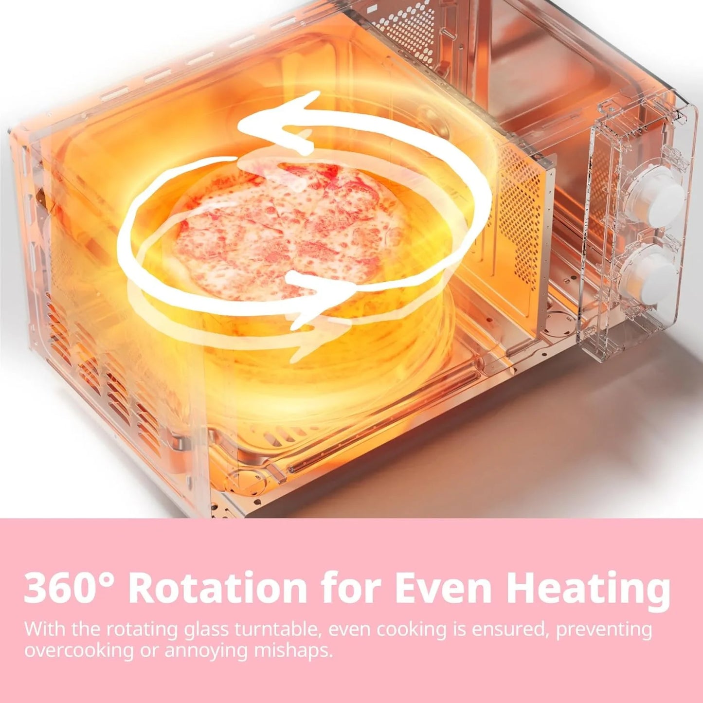 COMFEE Microwave Oven InverTech and Quick Defrost Function