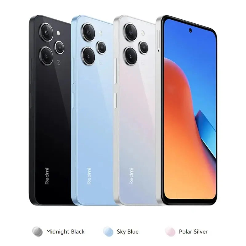 Xiaomi Redmi 12 Cellphone Global Version MTK Helio G88 50MP AI Triple Camera Large 6.79" DotDisplay 5000mAh Battery 18W Charging - Torange