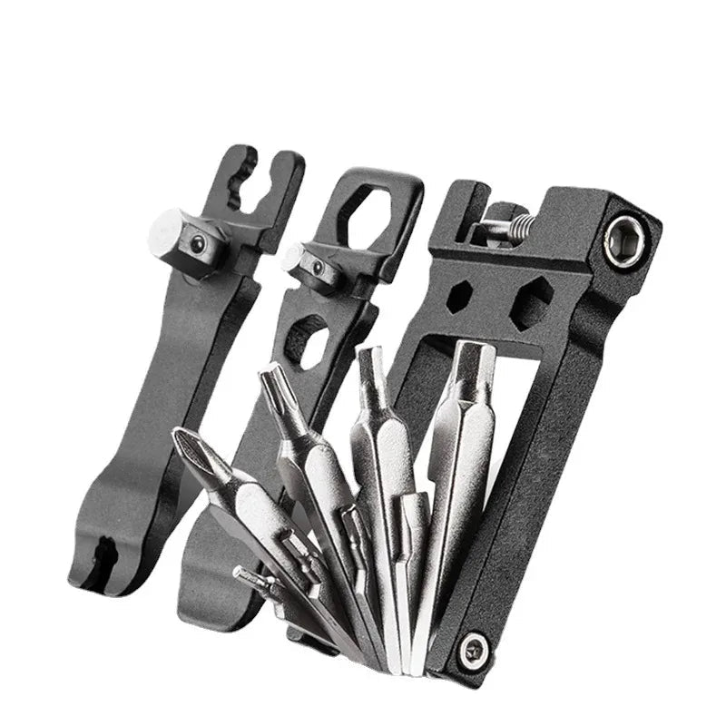 Mountain Bicycle Tools Bike Bicycle Repair Tools Kit Hex Spoke Wrench Mountain Cycle 16 in 1 Screwdriver Sets  Riding Aquipmen Torange