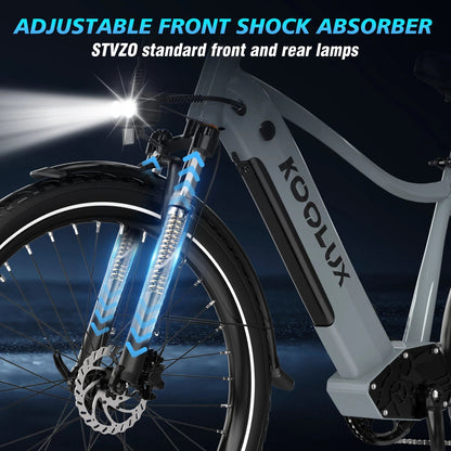 E-bike KOOLUX X3 500W Powerful Motor 48V15AH Lithium Battery Electric Bicycle Adult 26 inch Tire Hydraulic Brake Electric Bike Torange