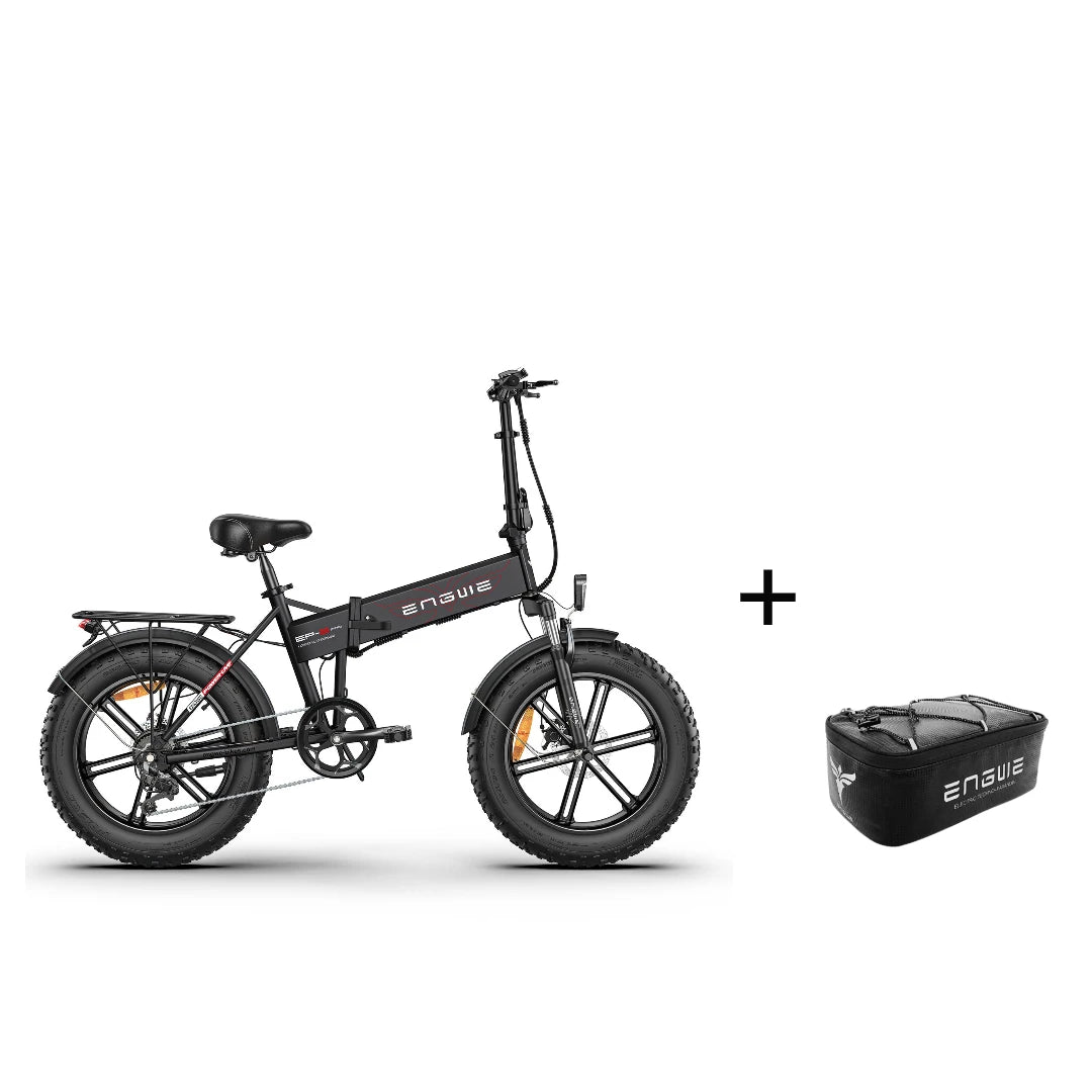ENGWE EP-2 Pro 250W Folding Electric Bike - 20" Fat Tire Mountain Bike, 48V 13Ah, Orange