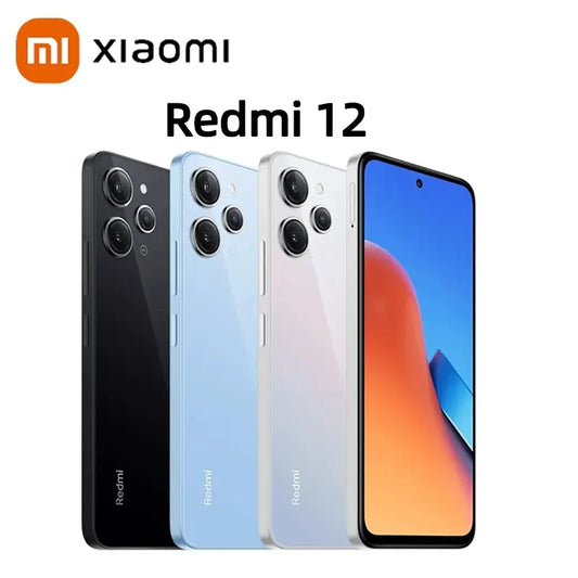 Xiaomi Redmi 12 Cellphone Global Version MTK Helio G88 50MP AI Triple Camera Large 6.79" DotDisplay 5000mAh Battery 18W Charging - Torange